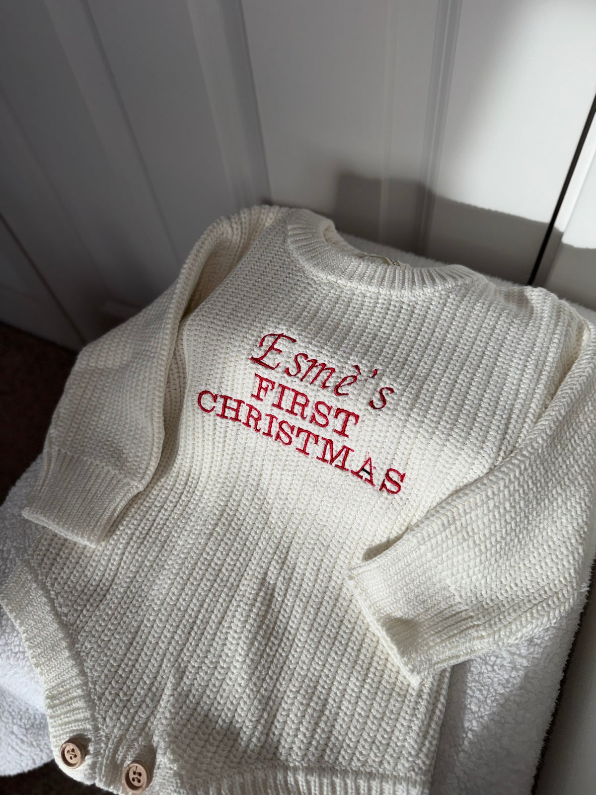 Babies First Christmas Romper