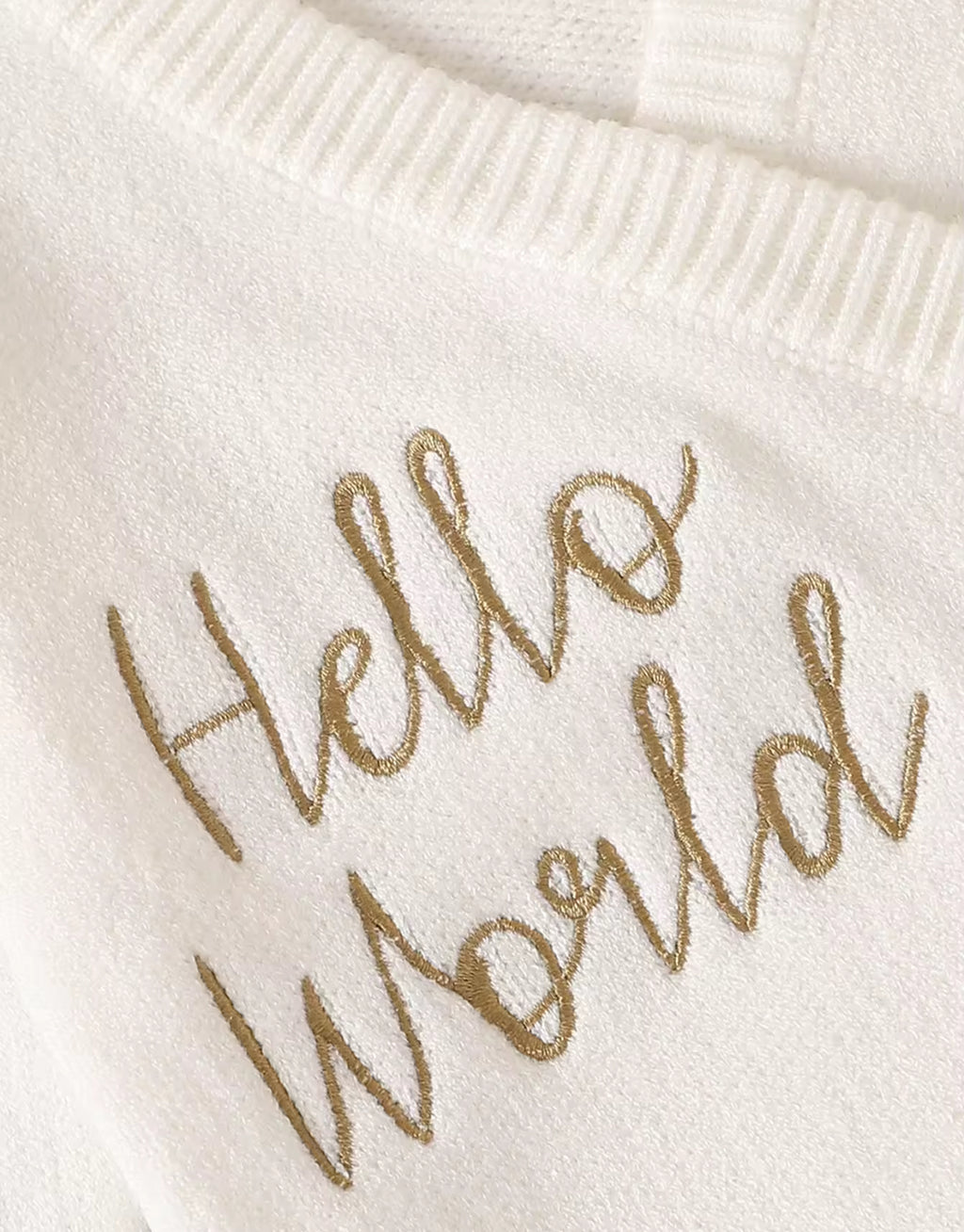 Hello World Tie Romper